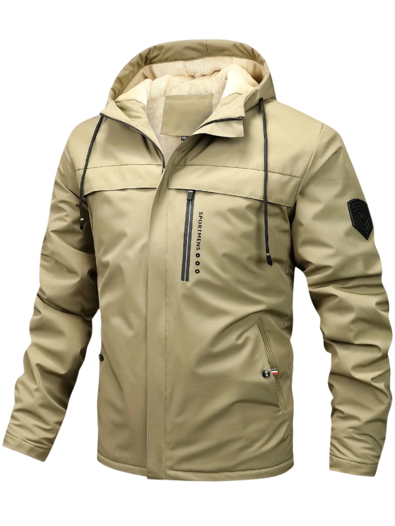 Chase – Warme Fleecejacke mit Kapuze
