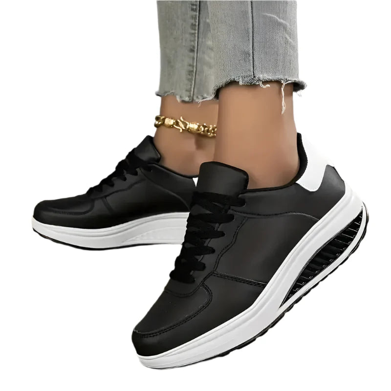 Xaviera – Legere Fashion Atmungsaktive Plateau-Keil Orthopädische Sneakers