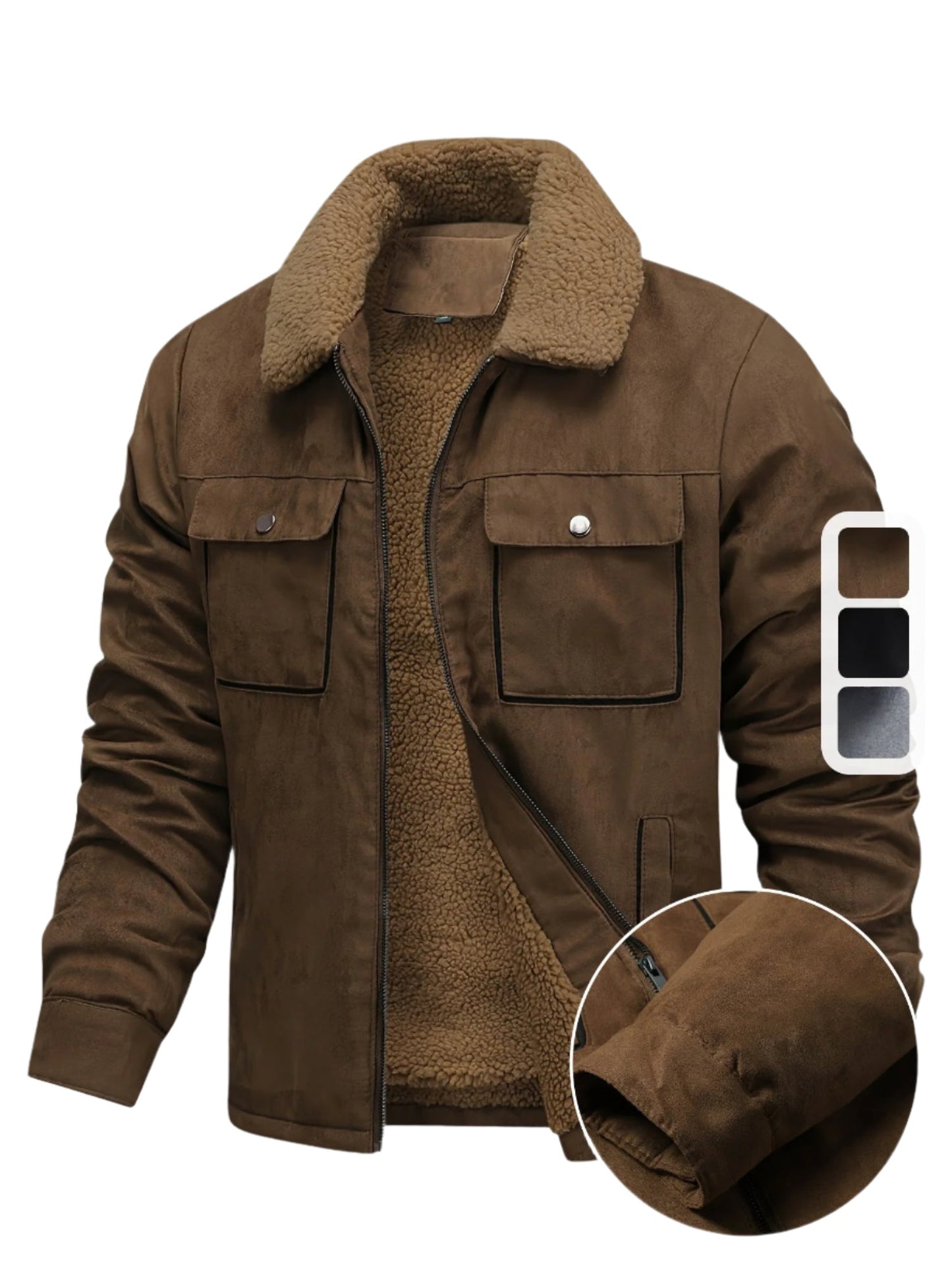 Gael – Herren Winterjacke mit Fleecefutter