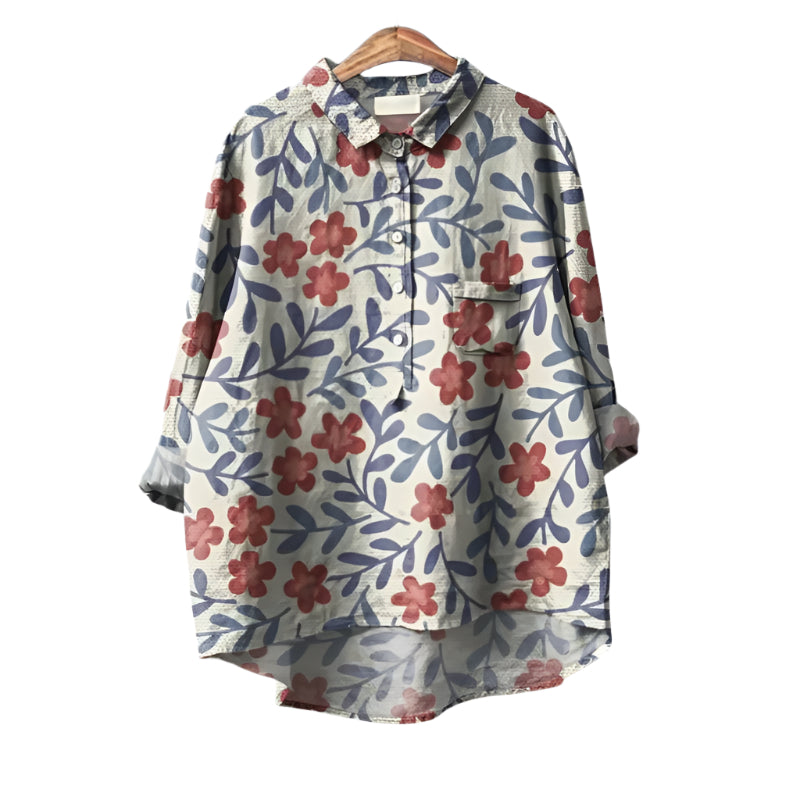 Saachi – Elegante Bluse mit Blumenmuster für Damen