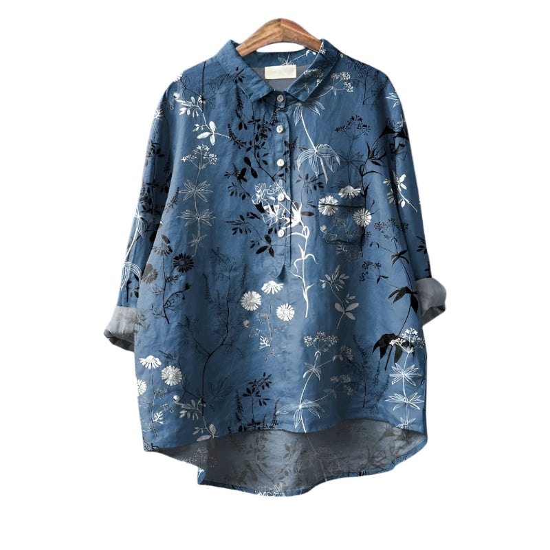 Saachi – Elegante Bluse mit Blumenmuster für Damen