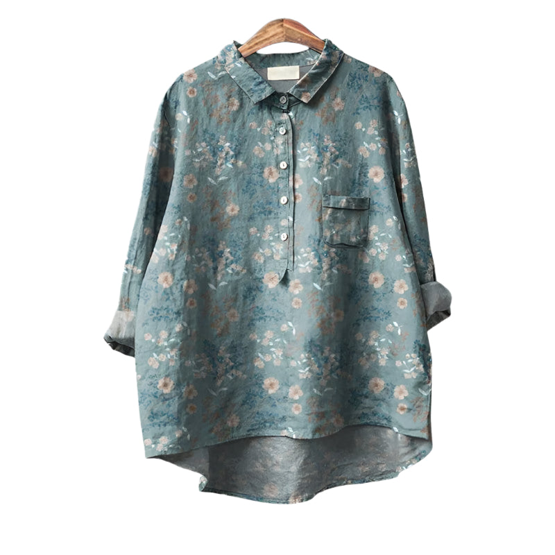 Saachi – Elegante Bluse mit Blumenmuster für Damen