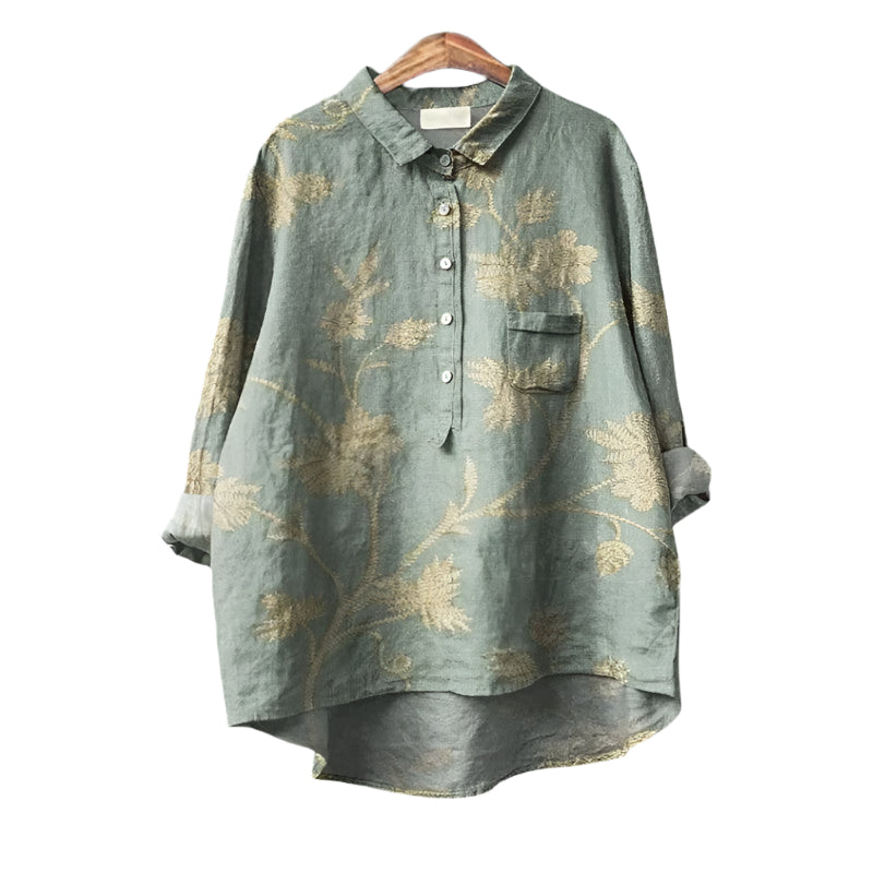 Saachi – Elegante Bluse mit Blumenmuster für Damen