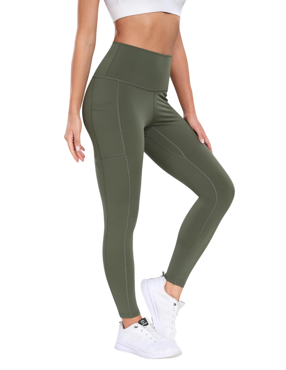Deborah – Damen High-Waist Yoga-Leggings mit Taschen