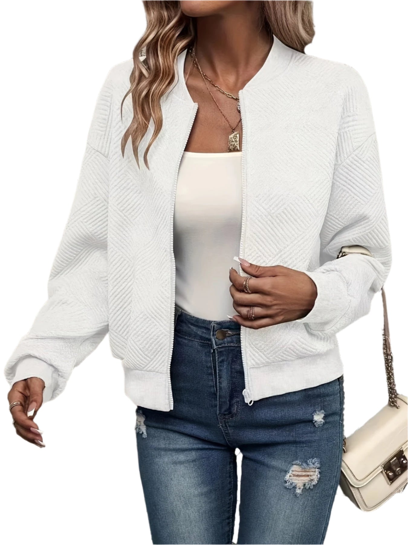 Nissa – Damen Leichte Freizeitjacke mit Reißverschluss