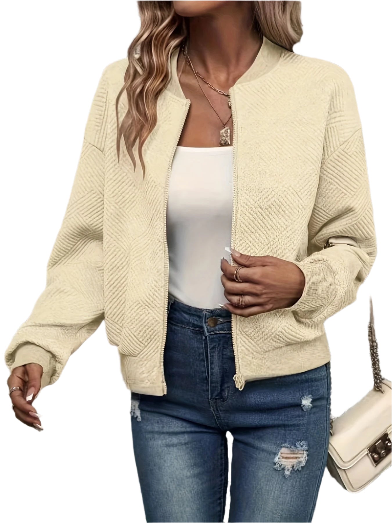 Nissa – Damen Leichte Freizeitjacke mit Reißverschluss