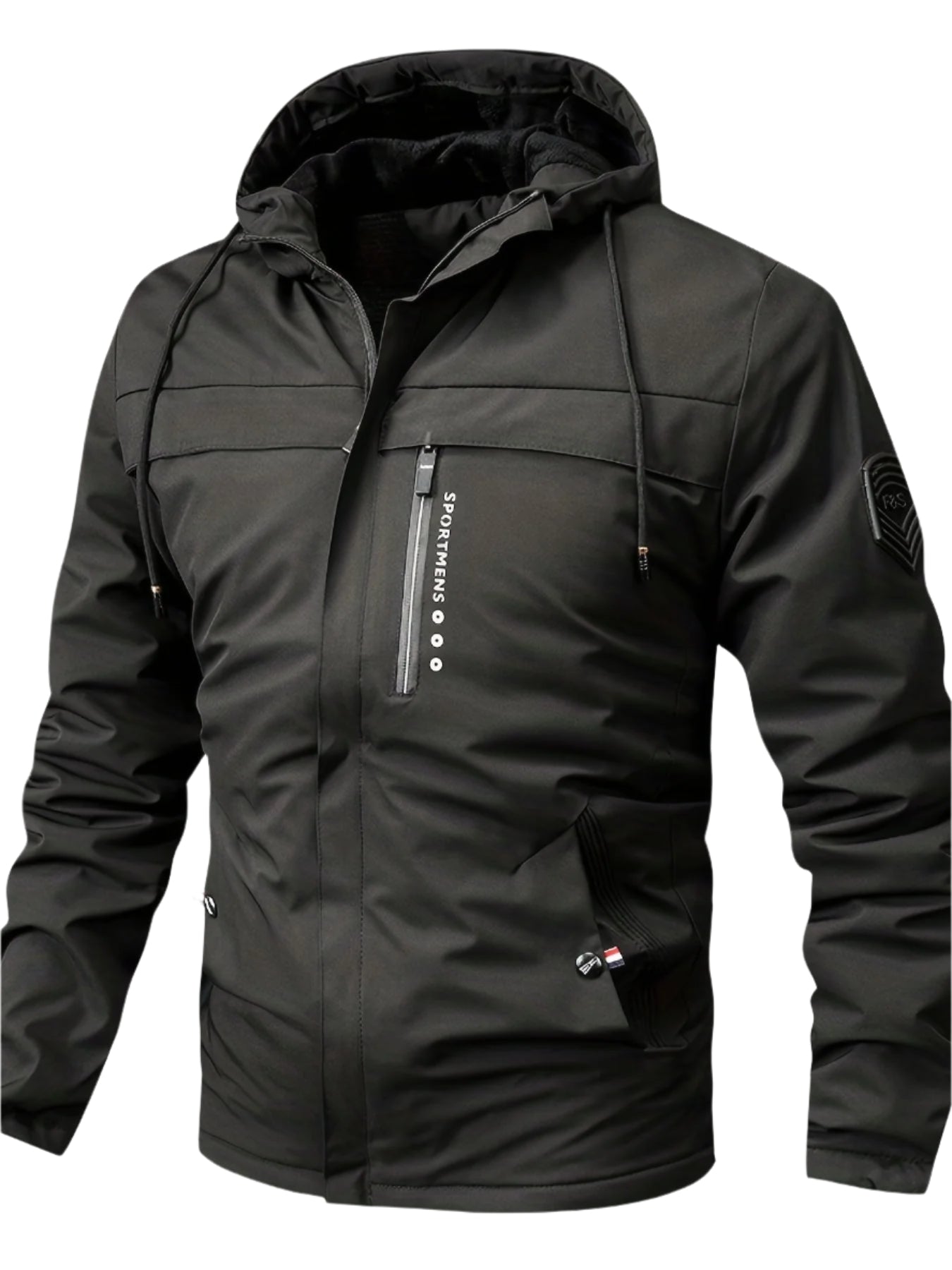 Chase – Warme Fleecejacke mit Kapuze