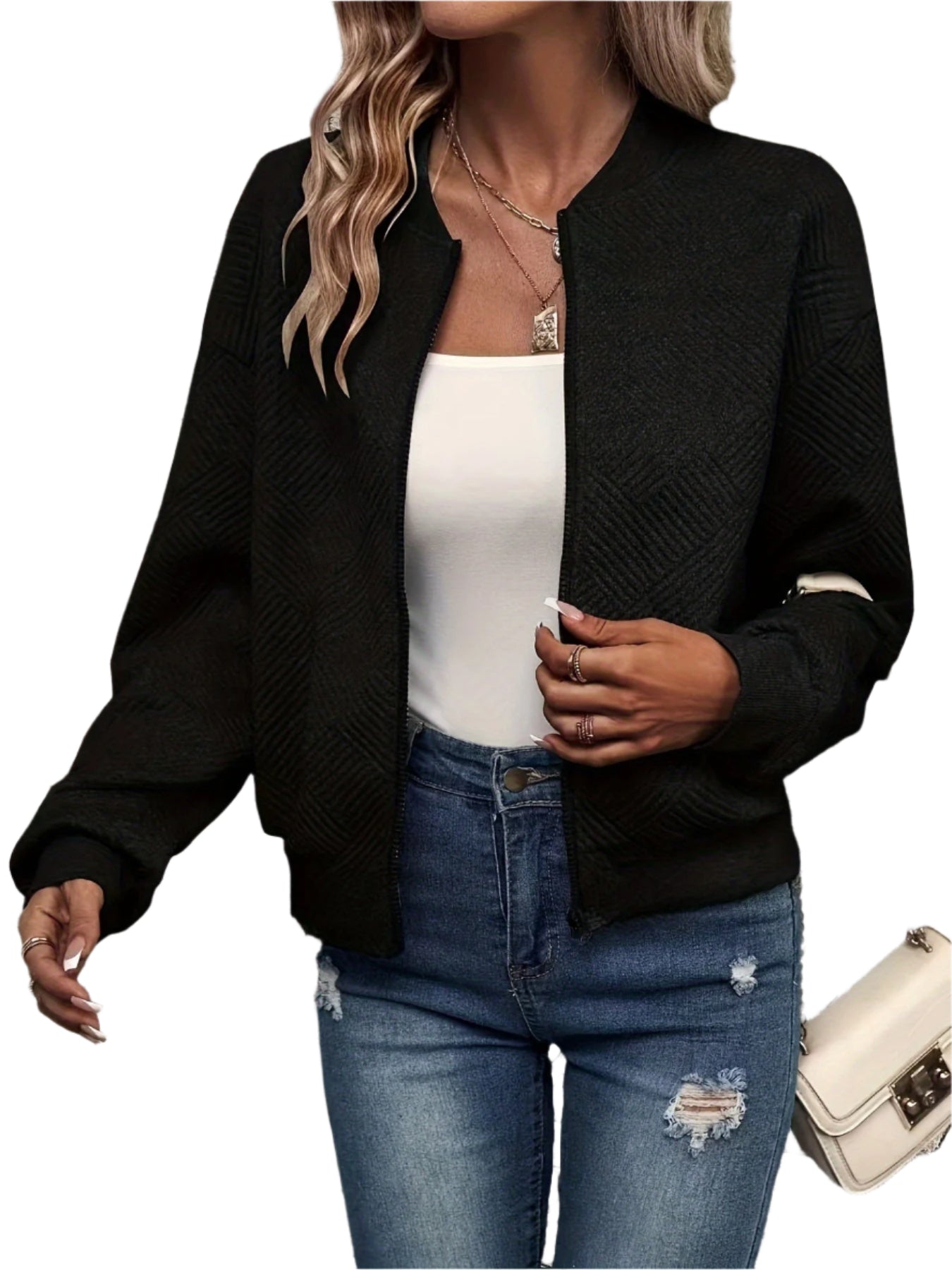 Nissa – Damen Leichte Freizeitjacke mit Reißverschluss
