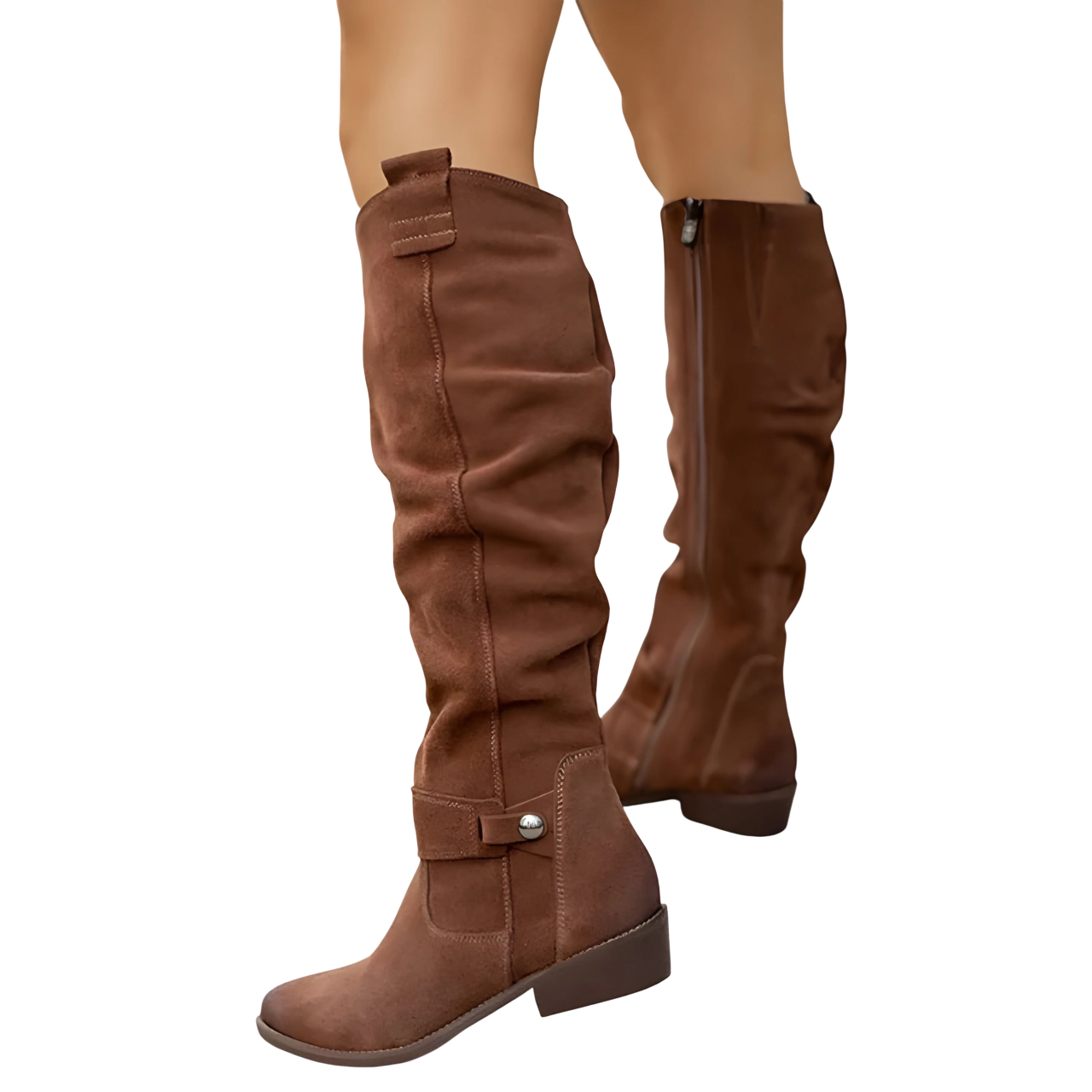 Gianna – Bequeme Kniehohe Lederstiefel
