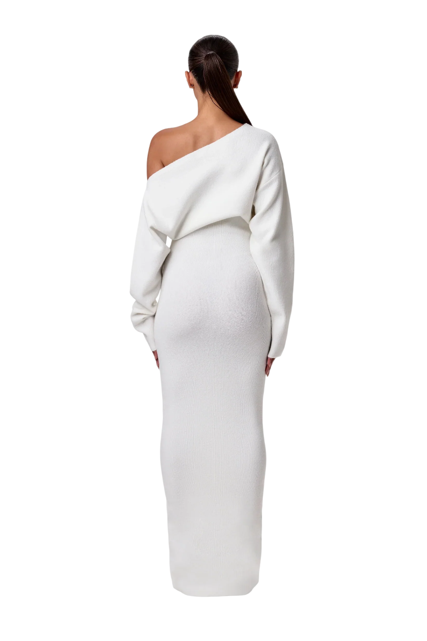 Azelia | Off-Shoulder Strickkleid