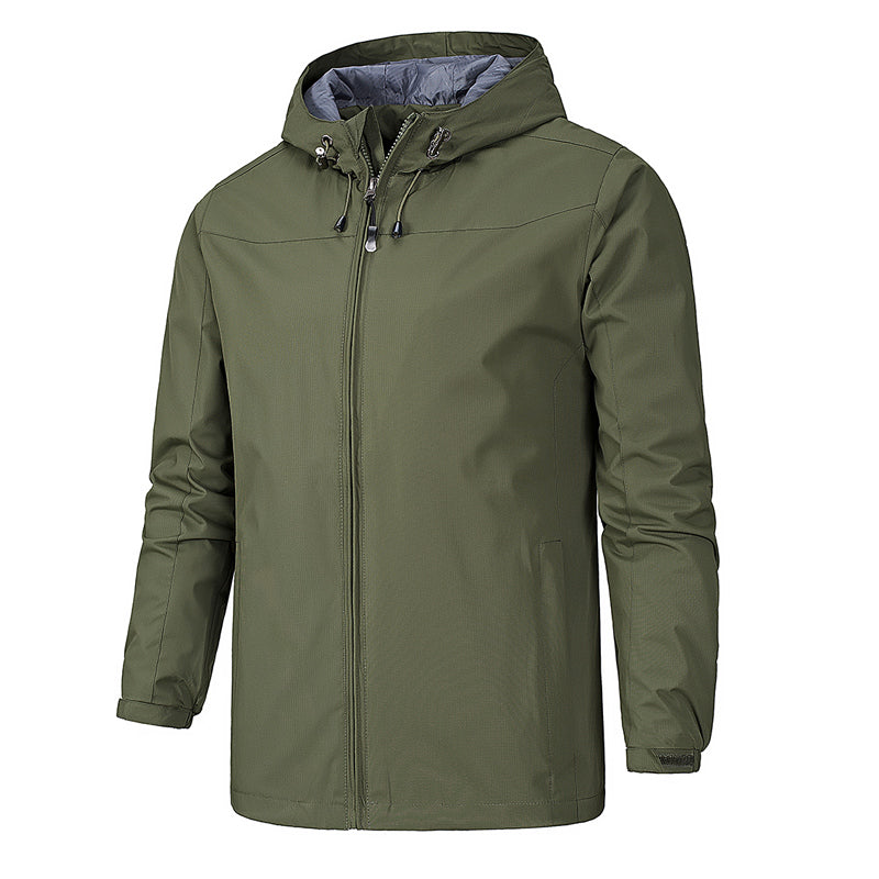 Riley – Wasserdichte Herrenjacke mit Kapuze