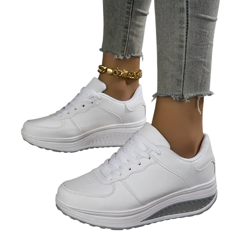 Xaviera – Legere Fashion Atmungsaktive Plateau-Keil Orthopädische Sneakers