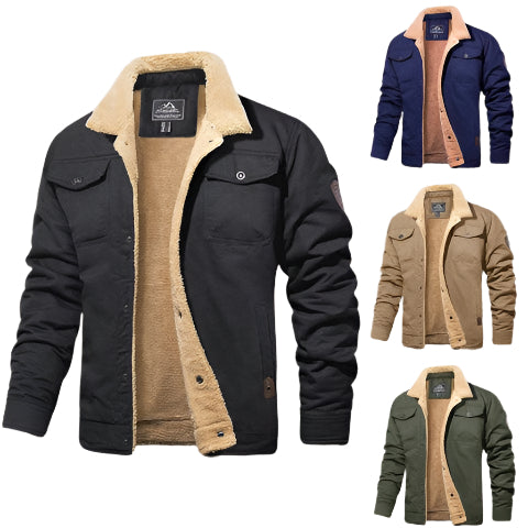 Robin – Gefütterte Jacke mit Knopfleiste
