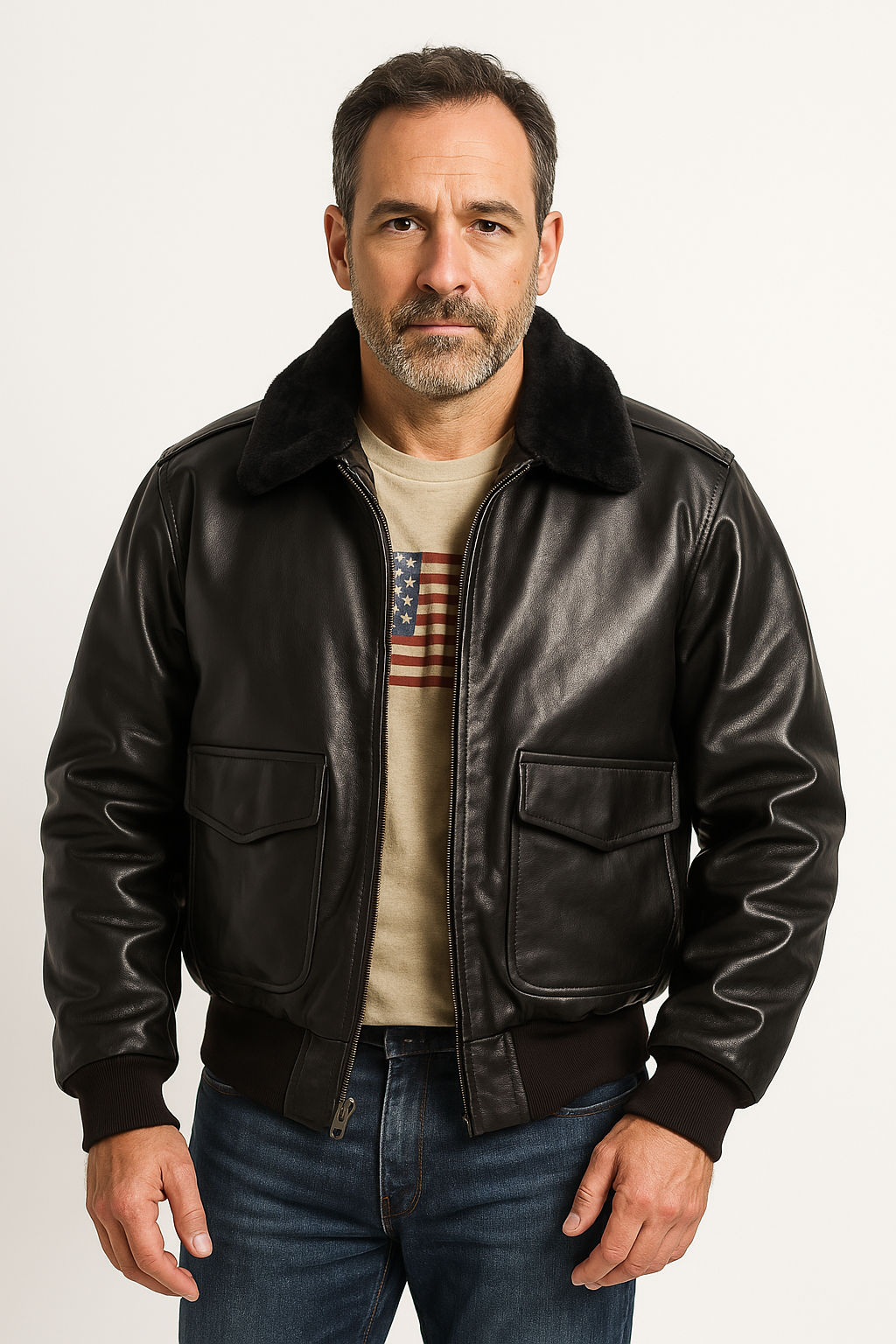 Sullivan – Klassische Lederjacke