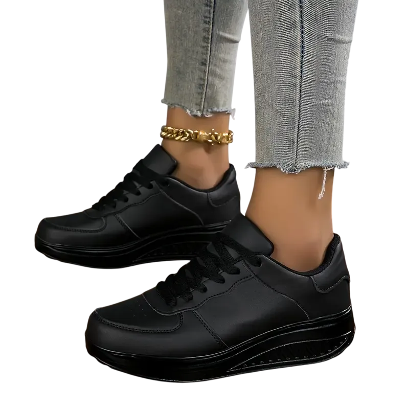 Xaviera – Legere Fashion Atmungsaktive Plateau-Keil Orthopädische Sneakers