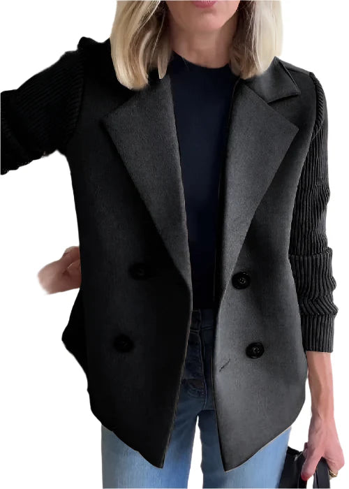 Nitasha - Damen Zeitlos Eleganter Mantel