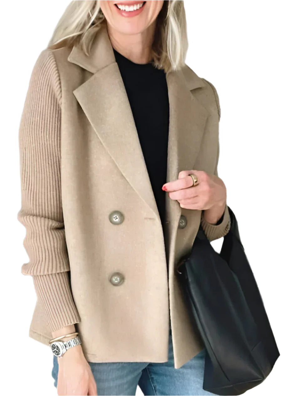 Nitasha - Damen Zeitlos Eleganter Mantel
