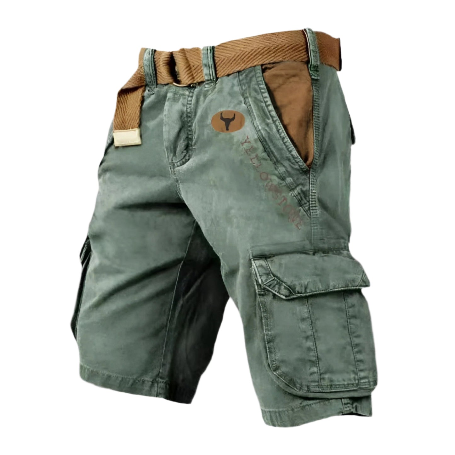 Jojo – Handgefertigte Cargo-Shorts für Herren
