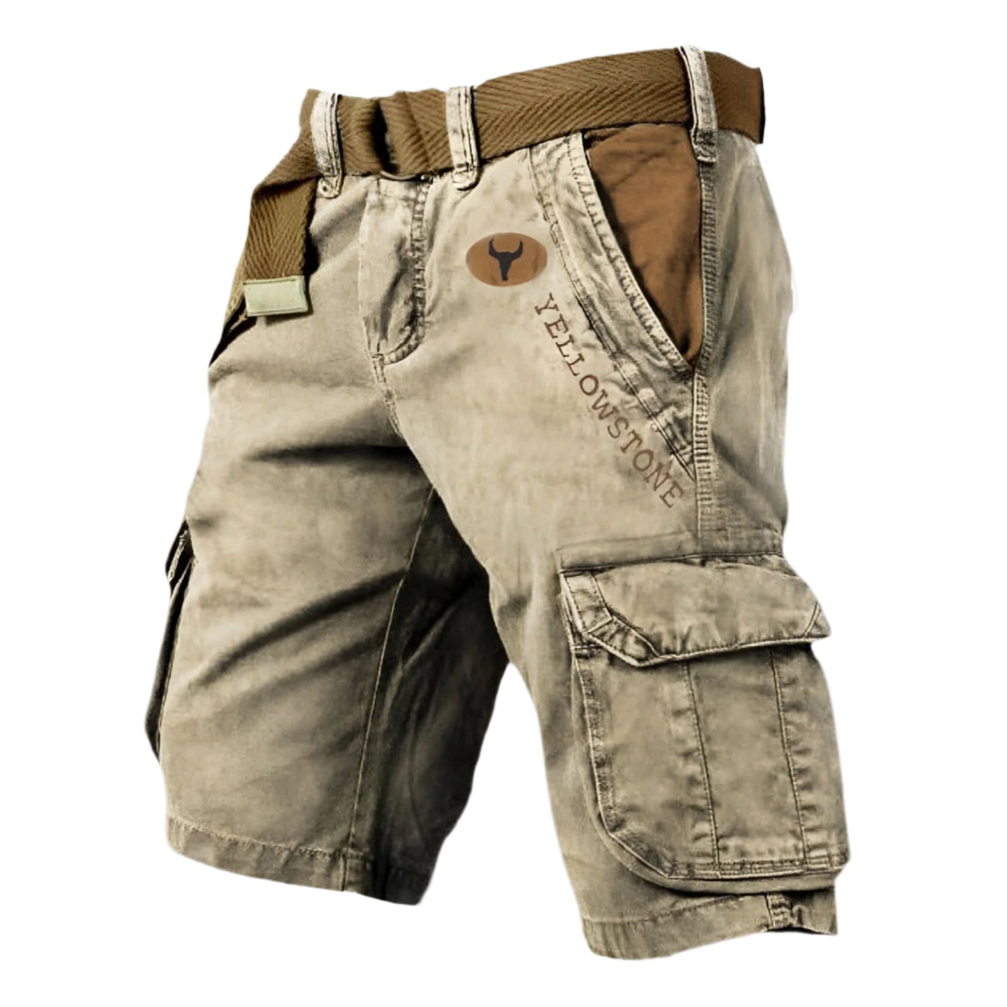 Jojo – Handgefertigte Cargo-Shorts für Herren