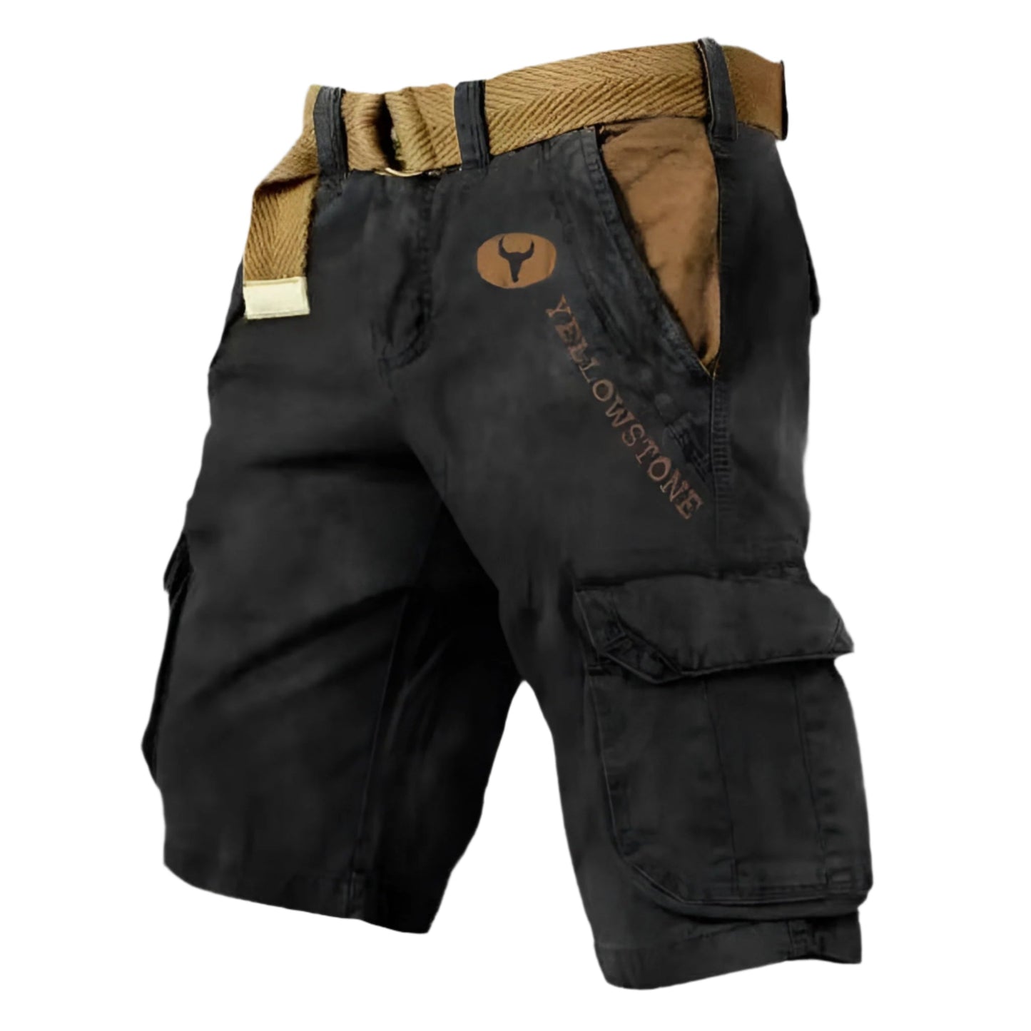 Jojo – Handgefertigte Cargo-Shorts für Herren
