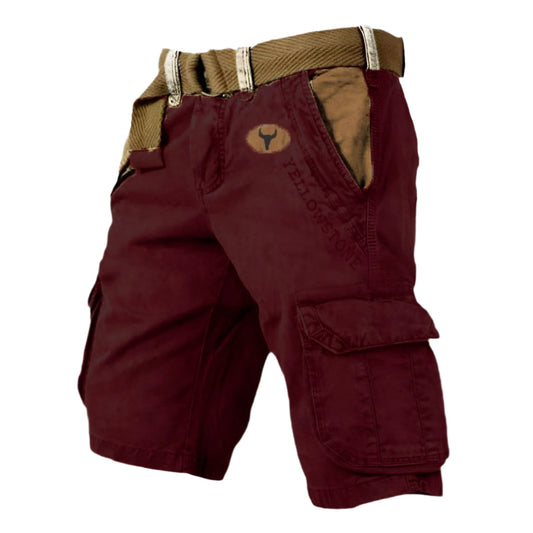 Jojo – Handgefertigte Cargo-Shorts für Herren