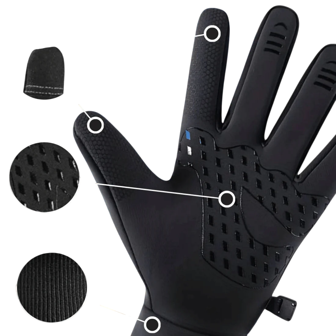 Orin – Thermohandschuhe für den Winter – Warm, Winddicht & Touchscreen-Kompatibel