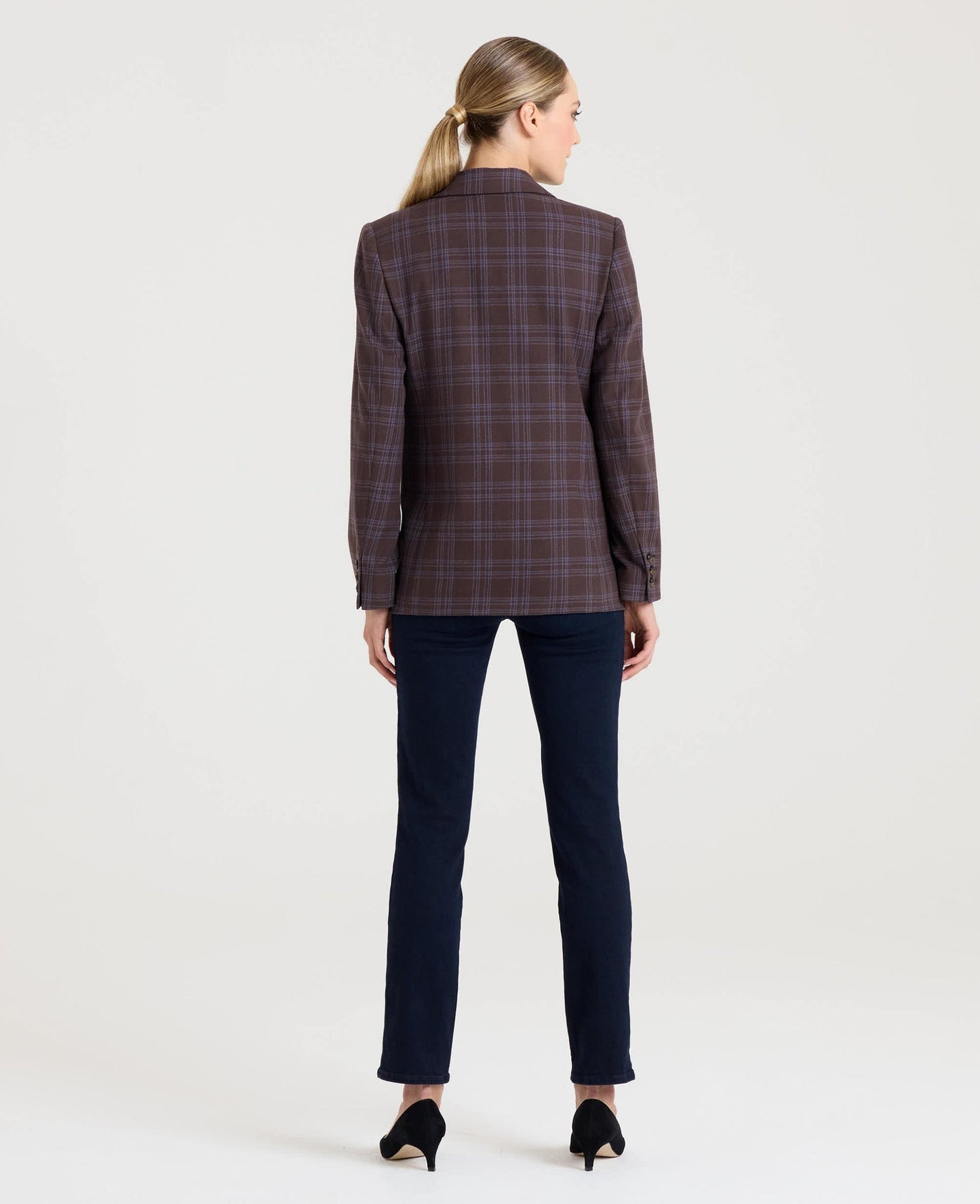 Bonington Check Blazer aus Baumwolle