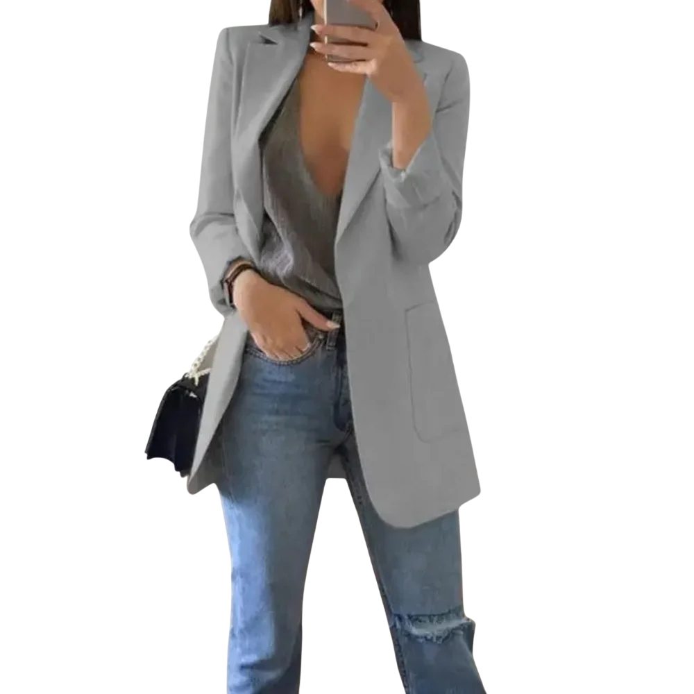 Victoria – Eleganter langer Blazer für Damen