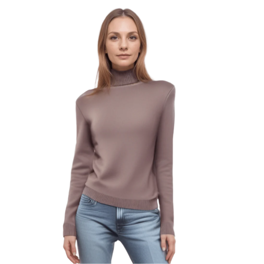 CozyTurtleneck Damen-Fleece-Rollkragenpullover