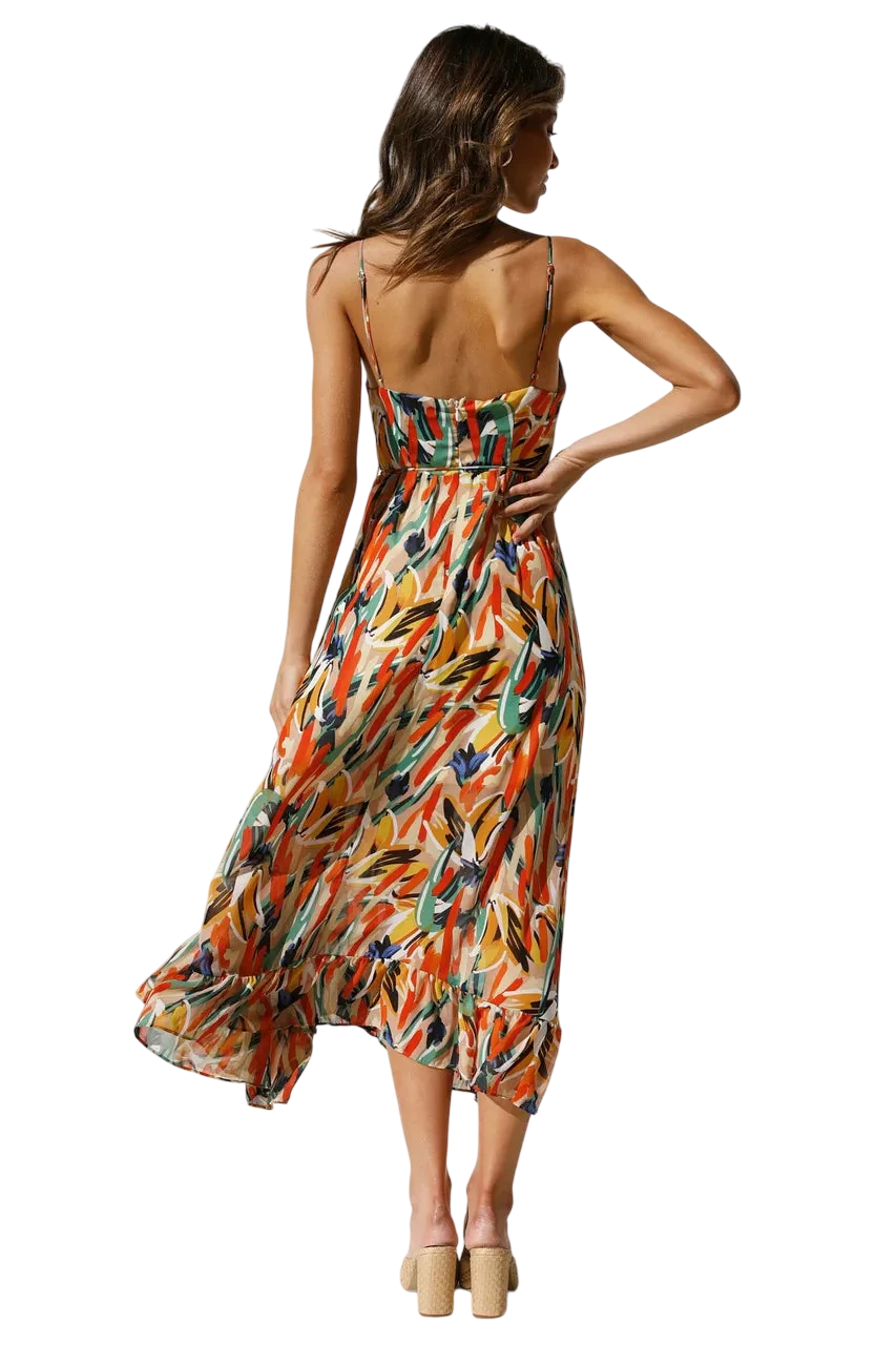 Aami – Boho Floral Maxikleid