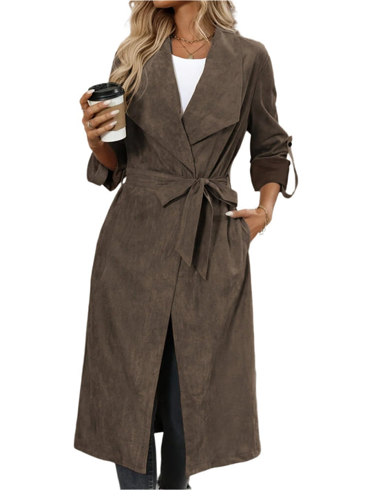 Zahara – Vintage Trenchcoat in Braun