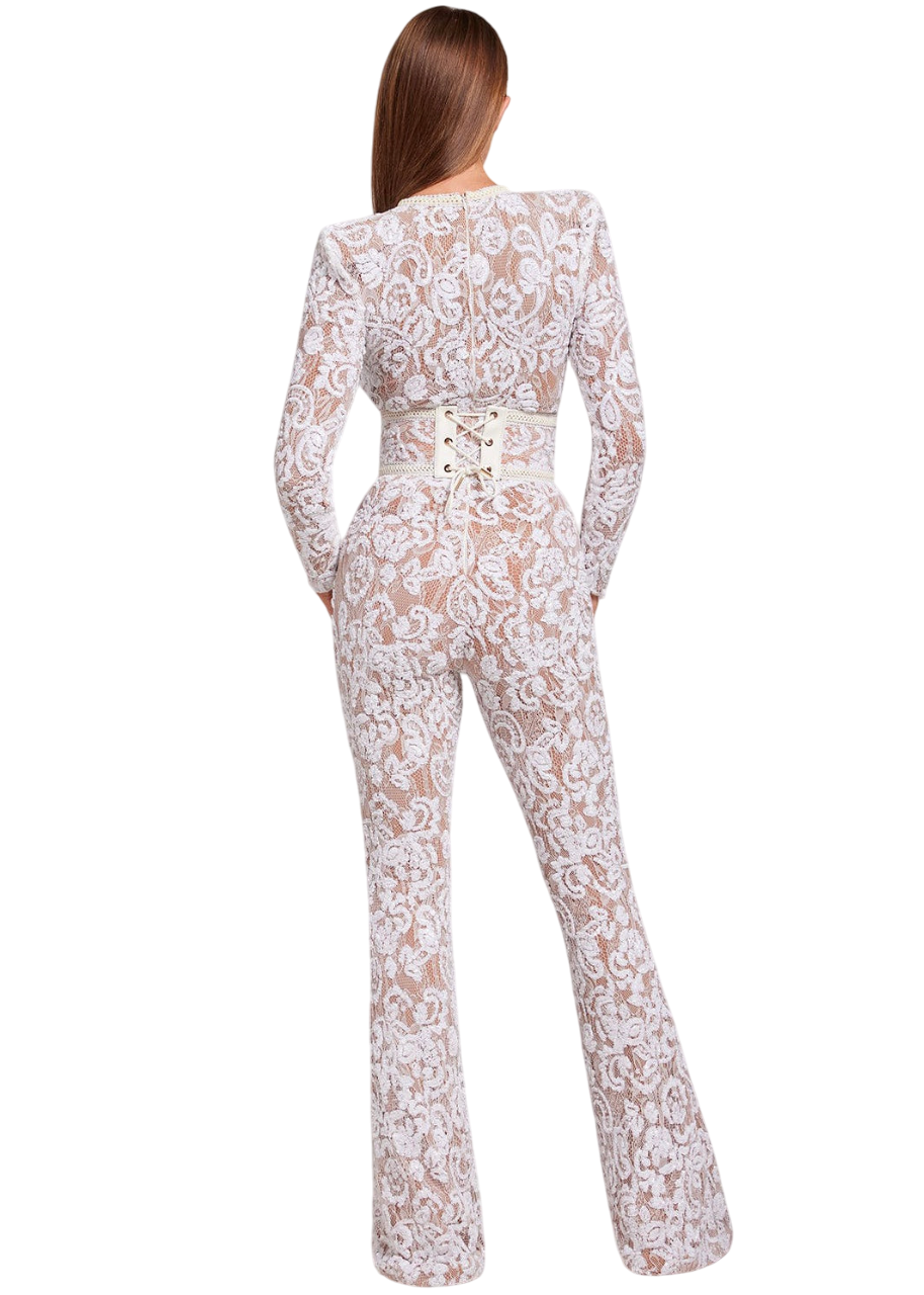Caitlin – Eleganter Spitzen-Jumpsuit für Damen