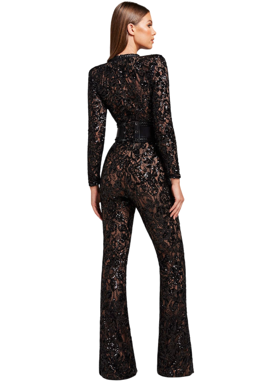 Caitlin – Eleganter Spitzen-Jumpsuit für Damen