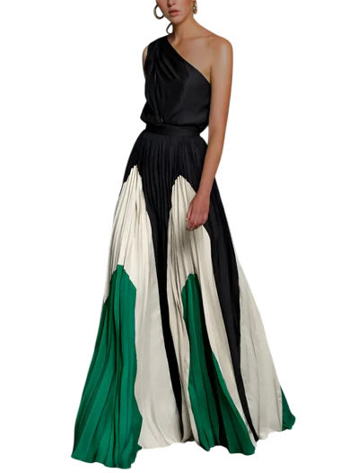 Jasmine – Schulterfreies Maxi-Kleid
