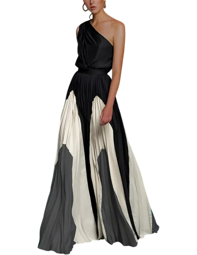 Jasmine – Schulterfreies Maxi-Kleid