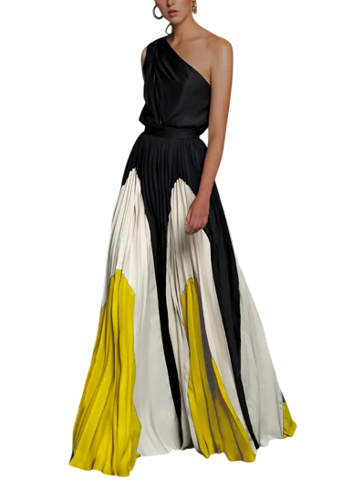 Jasmine – Schulterfreies Maxi-Kleid