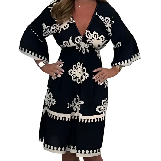 Uriella – Sommerkleid mit Blumenmuster für Damen