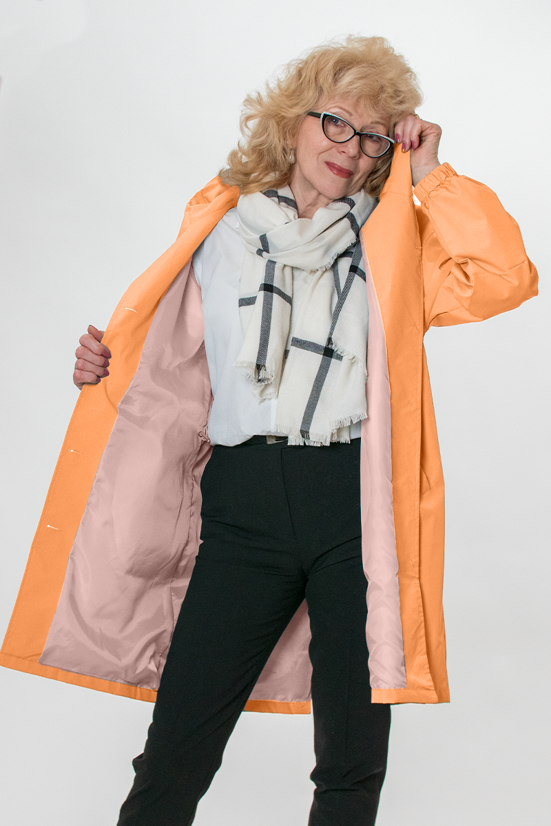 Elowen Wasserabweisende Oversized Kapuzen-Windbreaker-Regenjacke